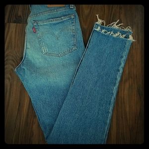Cropped 501 skinny Levi's
